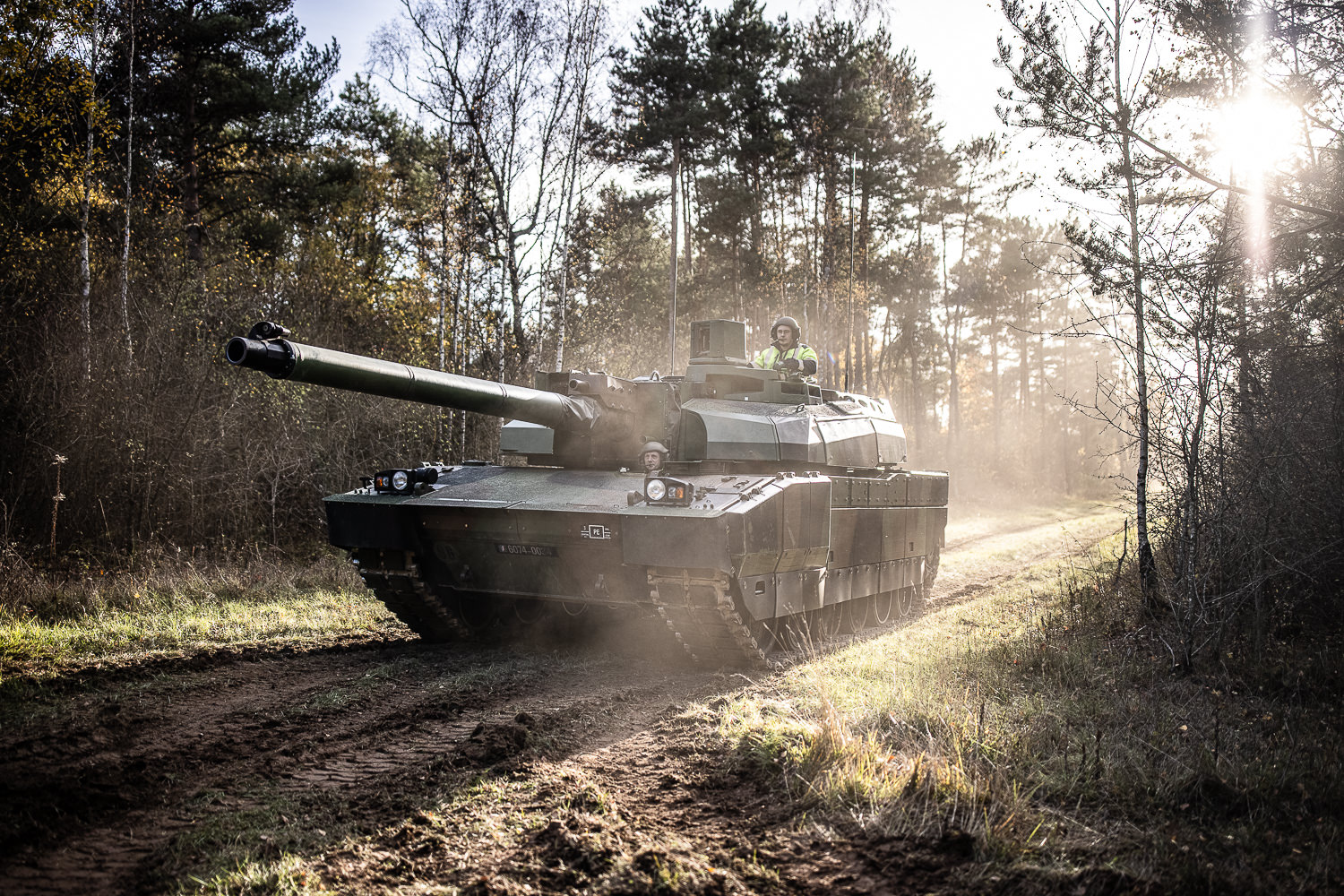 Carro de combate Leclerc. Foto: Nexter