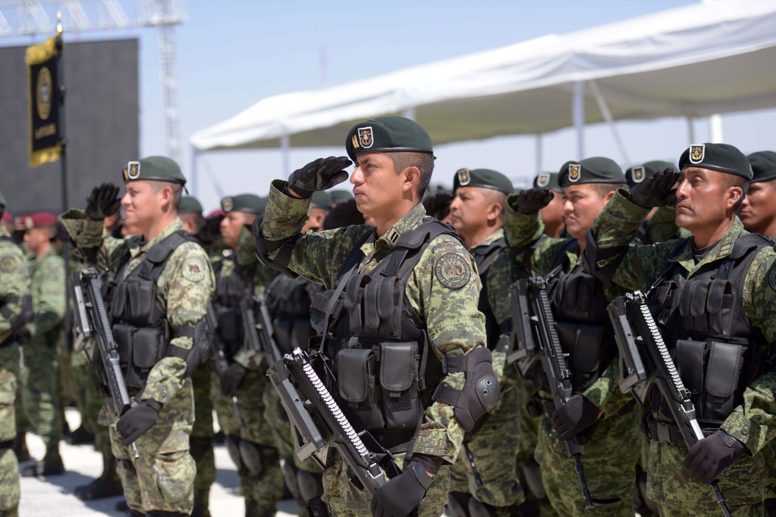 Fuerzas Especiales Mexicanas. Foto, Presidencia de la República.