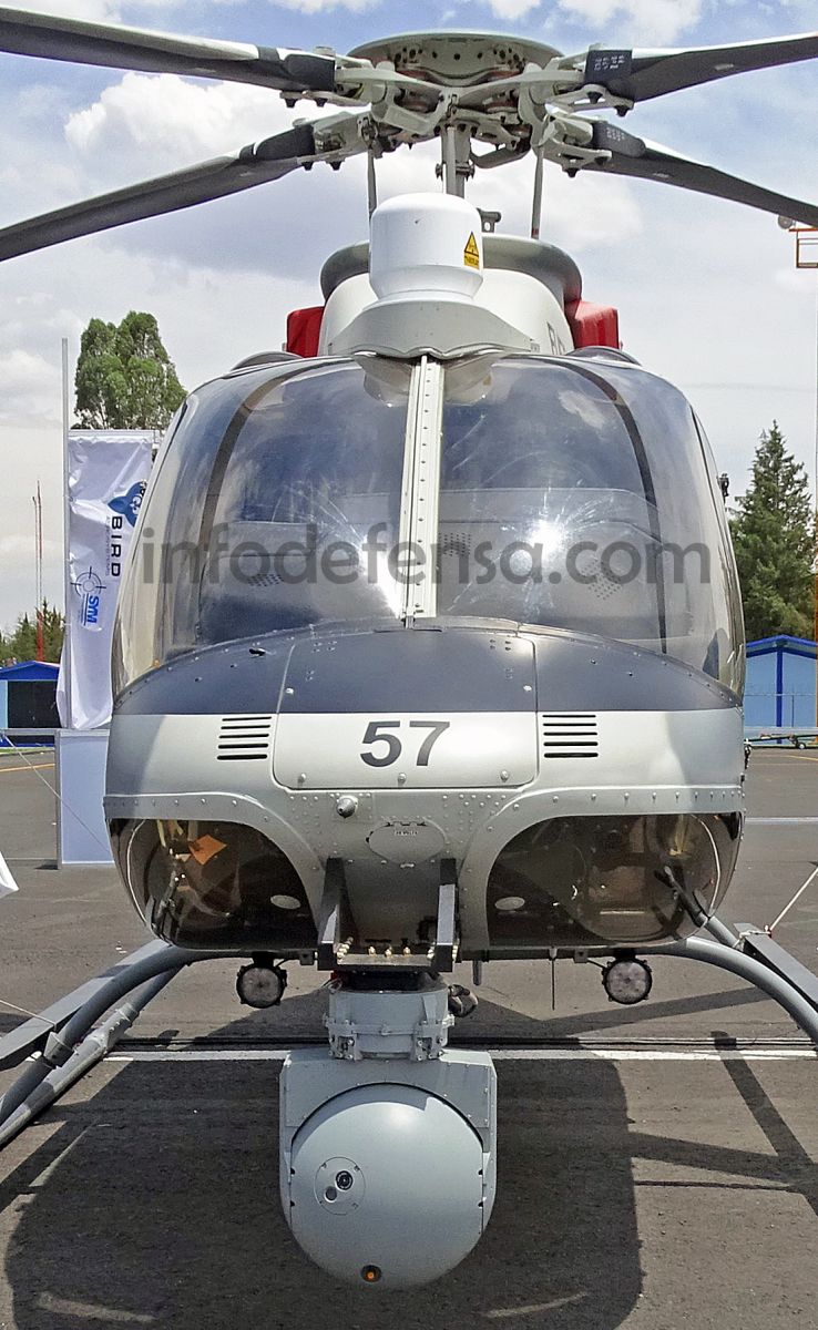El helicópteros Bell 407 ASIO tienen un enfoque más táctico. Foto Quevedo