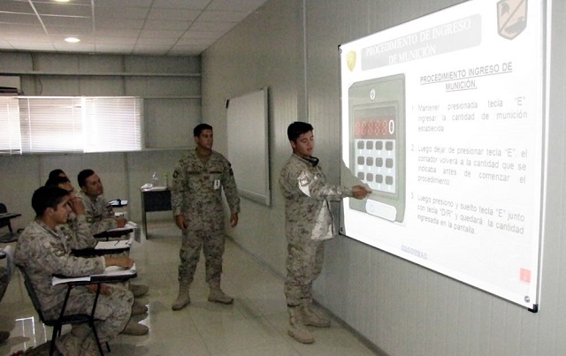 Curso de operación vehículo de combate de infantería Marder 1A3. Fotos: Ejército de Chile