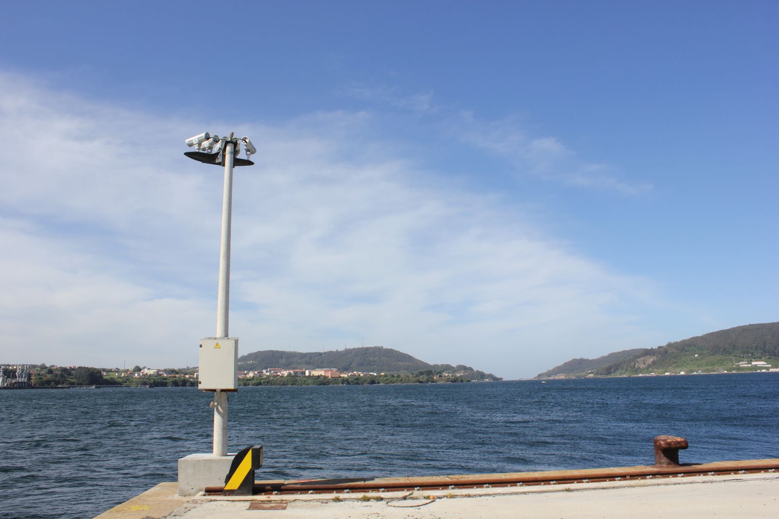 Cámara SVAP instalada en el astillero de Ferrol