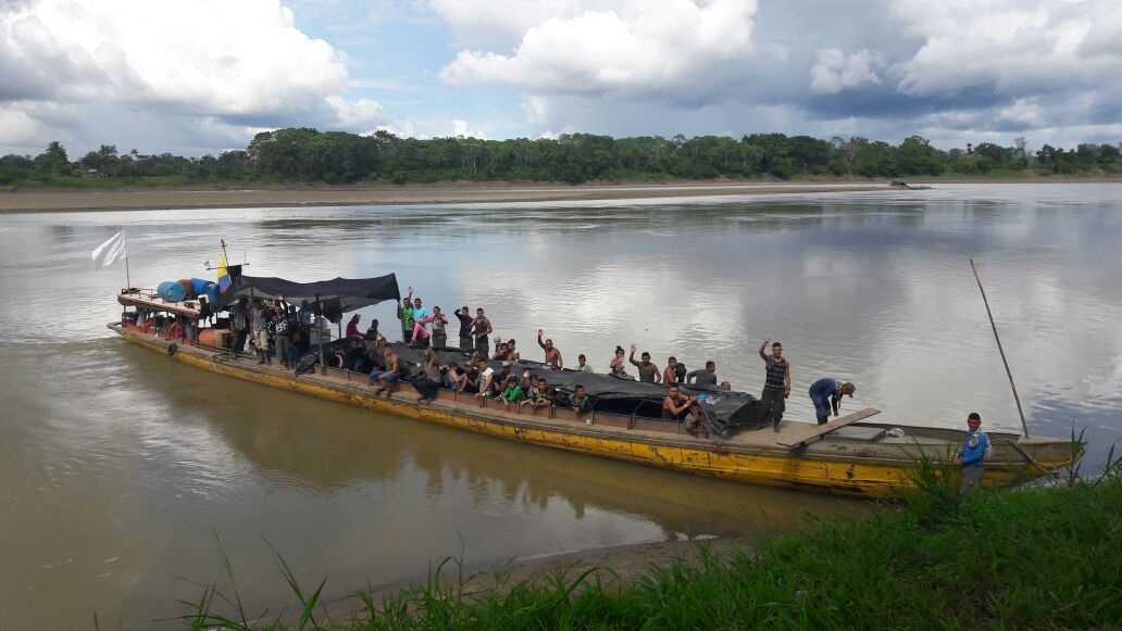 La desmovilización de las FARC. Foto: Ministerio de Defensa de Argentina